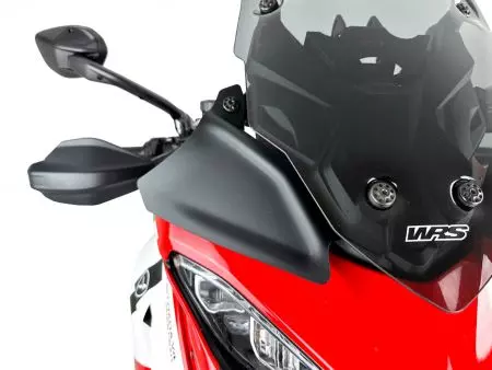 WRS bočni deflektori Ducati Multistrada V4, mat crni - DU031NO