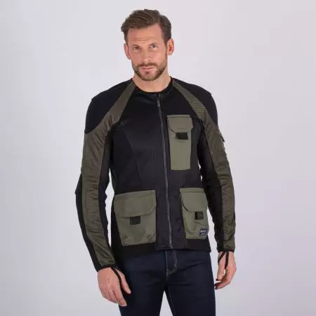 Knox Urbane Pro Utility Body Armor tekstilna motoristička jakna, maslinasta L