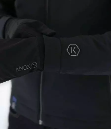 Rękawice wewnętrzne Knox Windproof Undergloves czarne 2XL-4