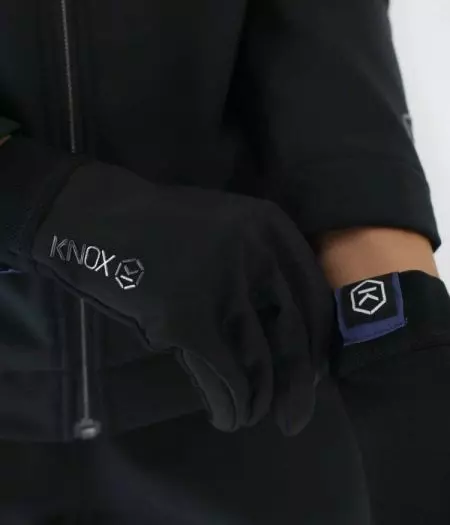Knox Vjetrootporne rukavice crne 2XL-5