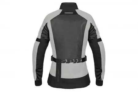 Spidi Net H2Out Lady ženska motoristička jakna od tekstila, crno-siva XXL-2