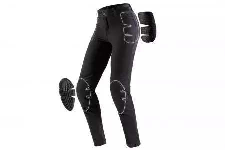 Spidi Moto Leggings Pro 2 crne tekstilne motociklističke hlače L-5