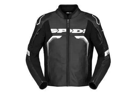 Spidi Evorider 3 kožna motociklistička jakna crno-bijela 50-1