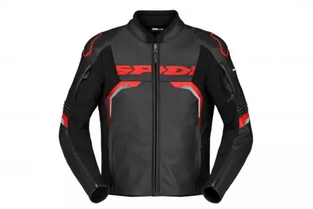 Spidi Evorider 3 kožna motociklistička jakna crna i crvena 50-1