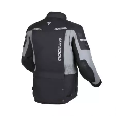 Tekstilna motociklistička jakna Modeka Hydron crno-siva M-2