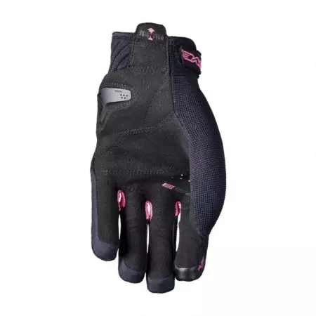 Rękawice motocyklowe damskie Five RS-3 Evo Lady czarno-różowe fluo 10-2
