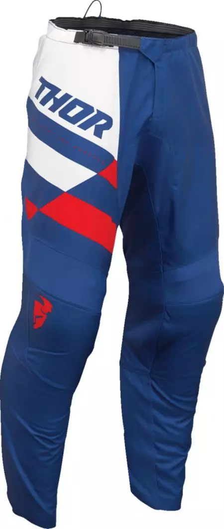 Spodnie cross enduro Thor Sector Checker niebieski czerwony 40 - 2901-11022