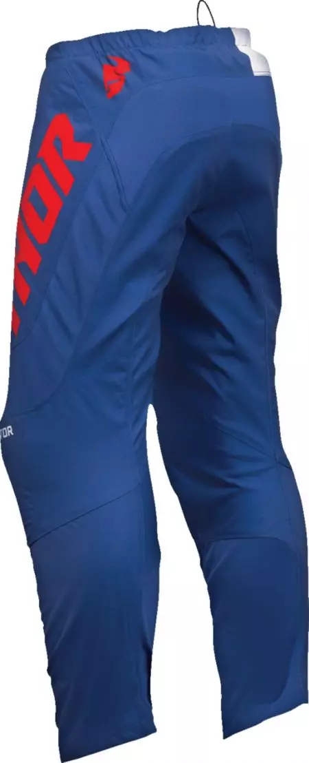Spodnie cross enduro Thor Checker niebieski czerwony 48-3