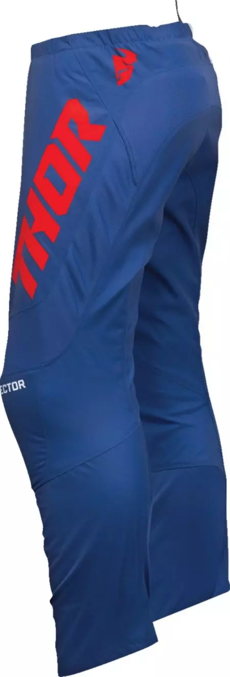 Spodnie cross enduro Thor Checker niebieski czerwony 48-5