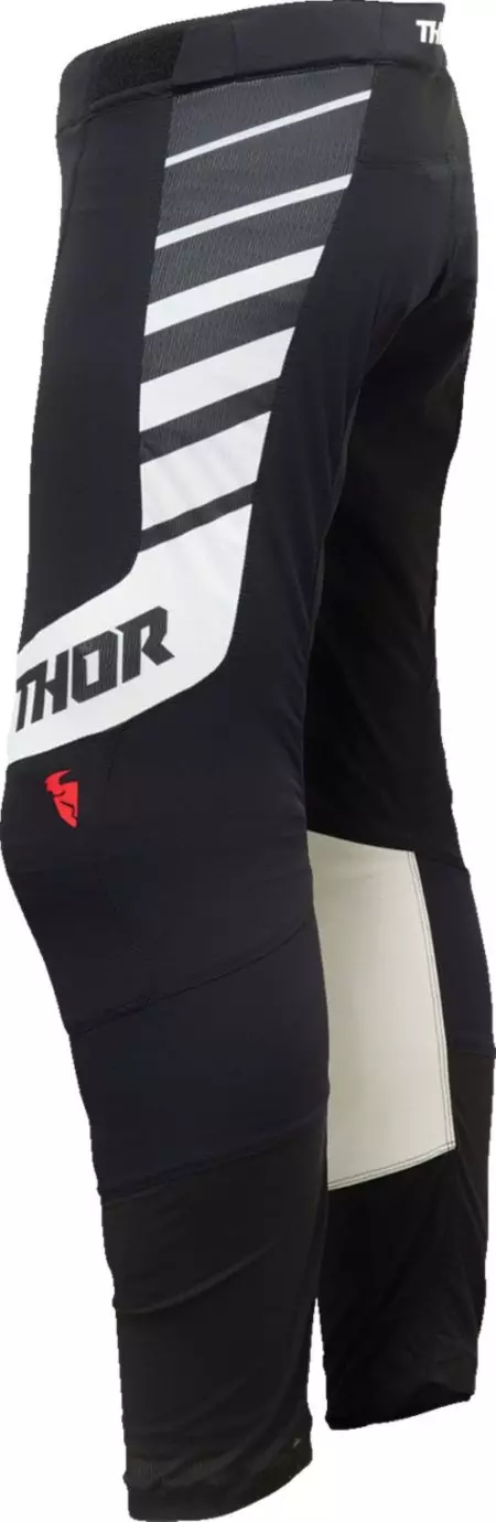 Spodnie cross enduro Thor Prime Analog czarny biały 32-3