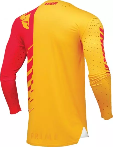Koszulka bluza cross enduro Thor Prime Analog żółty czerwony M-5