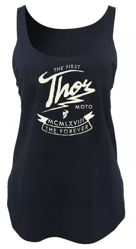 T-shirt de alças Thor Thunder para mulher preto S-1