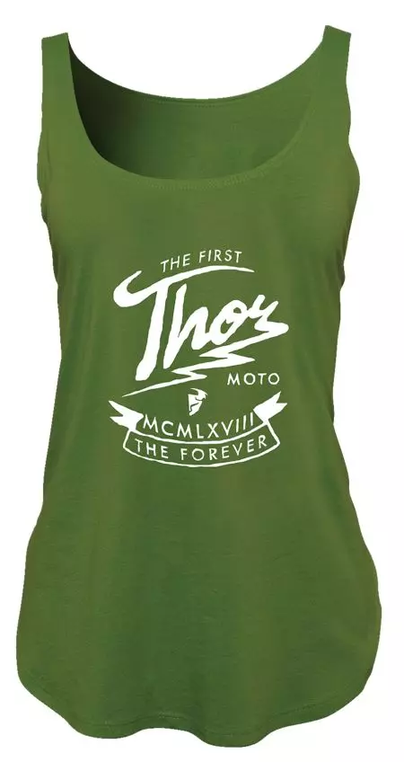 T-shirt de alças Thor Thunder para mulher, verde XL - 3031-4129