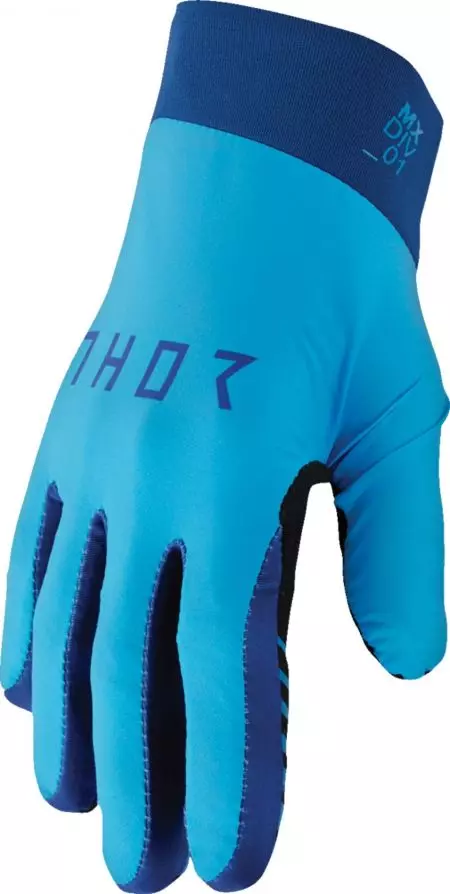 Thor Agile Solid cross enduro rukavice, plave L-1