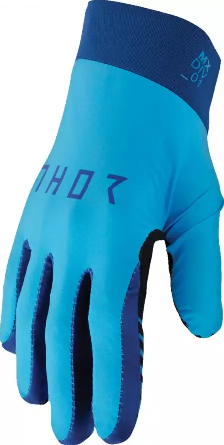Thor Agile Solid cross enduro rukavice, plave L-2