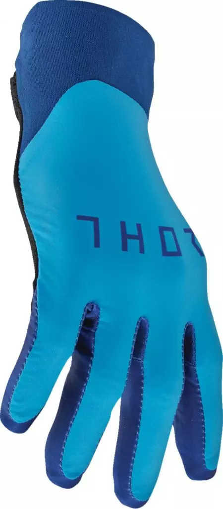 Luvas Thor Agile Solid cross enduro azul L-5