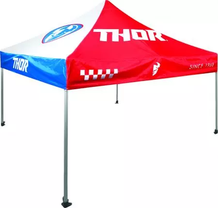 Poszycie namiotu wystawowego Thor biały czerwony niebieski - 4030-0068