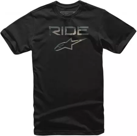 Koszulka T-shirt Alpinestars Ride 2.0 camo czarny L-1