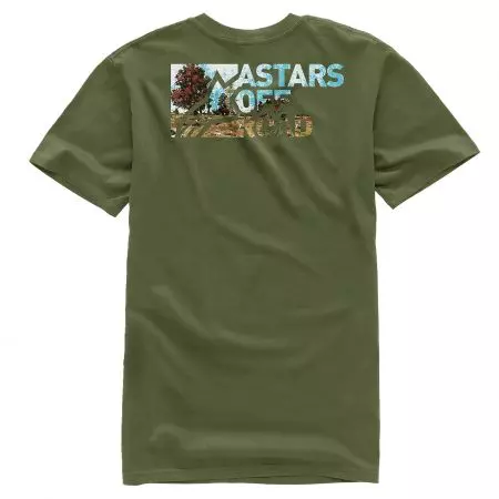 Koszulka T-shirt Alpinestars Painted zielony 2XL-2