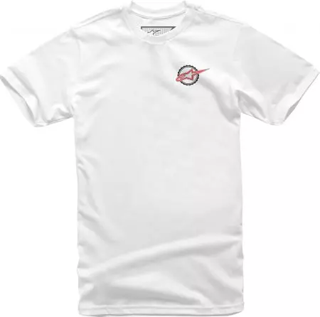 T-shirt Alpinestars Track branca L-1