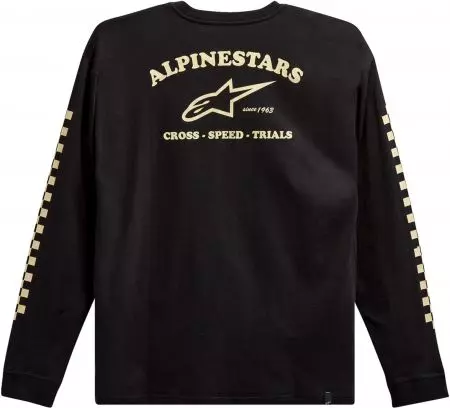 Koszulka T-shirt Alpinestars Sunday Long Sleeve czarny 2XL - 1213-7184010-2X