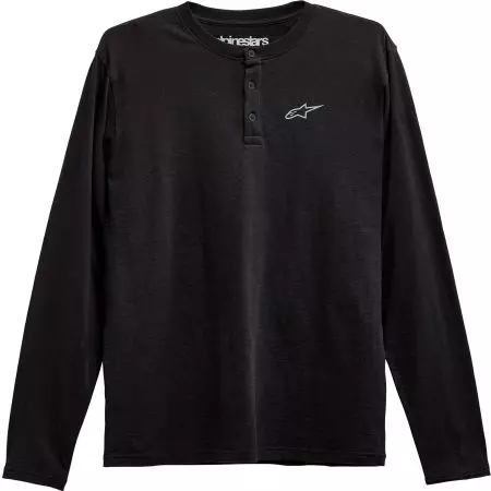 Koszulka T-shirt Alpinestars Gravel Henley czarny S - 1213-7120010-S