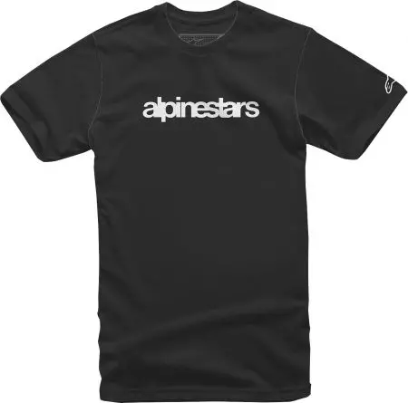 Koszulka T-shirt Alpinestars Heritage czarny biały 2XL - 12137254010202X