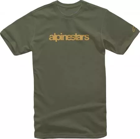 Koszulka T-shirt Alpinestars Heritage zielony złoty 2XL - 12137254069592X