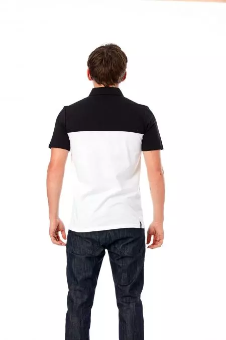 Koszulka polo Alpinestars Paddock biały czarny L-8