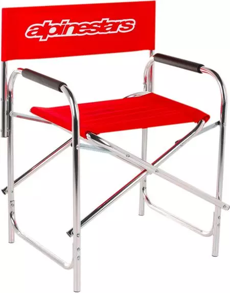 Krzesło składane Alpinestars czerwony chrom-1