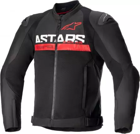 Kurtka motocyklowa tekstylna Alpinestars SMX Air Jacket czarny czerwony M - 3306523-1303-M