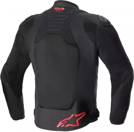 Alpinestars SMX Air Jacket casaco têxtil para motociclismo preto vermelho L-2