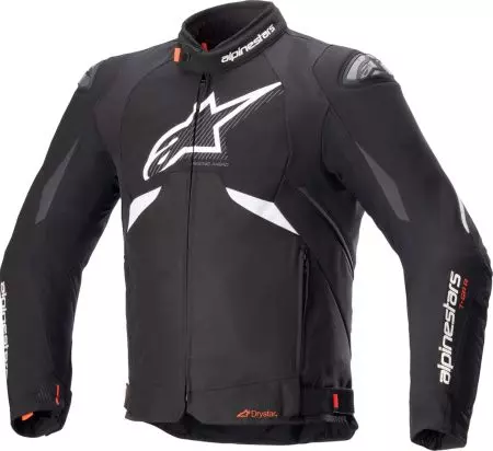Alpinestars T-GPR v3 Drystar Jacket casaco têxtil para motociclismo preto branco S - 3205824-12-S