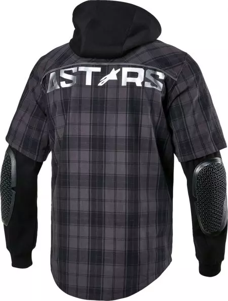 Kurtka motocyklowa tekstylna Alpinestars Taran Shirt czarny szary 2XL-2