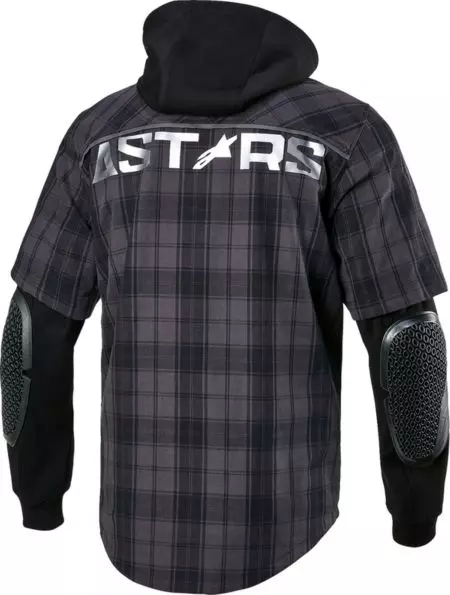 Kurtka motocyklowa tekstylna Alpinestars Taran Shirt czarny szary 2XL-4