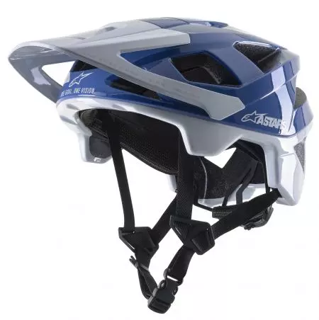 Capacete de ciclismo Alpinestars Vetor Tech mips cinzento azul L - 8702321-7199-L