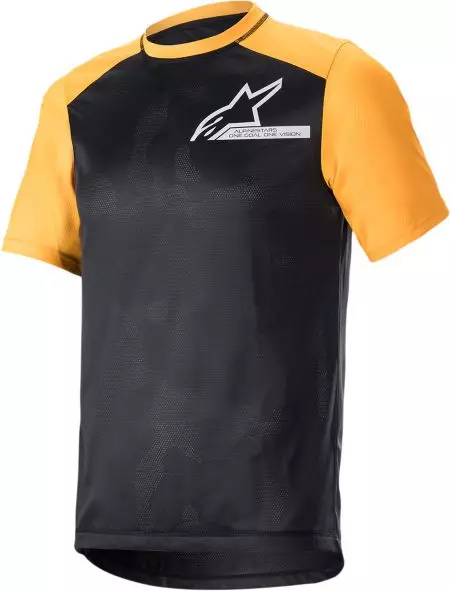 Koszulka rowerowa Alpinestars Alps 4 v2 czarny szary pomarańczowy L-1