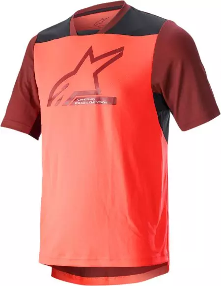Koszulka rowerowa Alpinestars Drop 6 v2 różowy bordowy L-1
