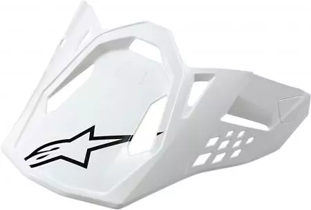 Viseira de capacete Alpinestars Supertech M10 SM8 branco brilhante - 8981019-2180-OS