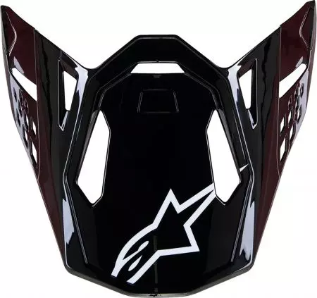 Viseira de capacete em carbono preto Alpinestars Supertech M10-1
