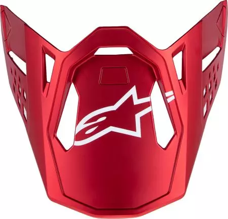Viseira de capacete Alpinestars Supertech M10 Flood vermelha-1