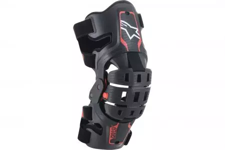 Ochraniacze kolan Alpinestars Youth Bionic 5S czarny czerwony-1