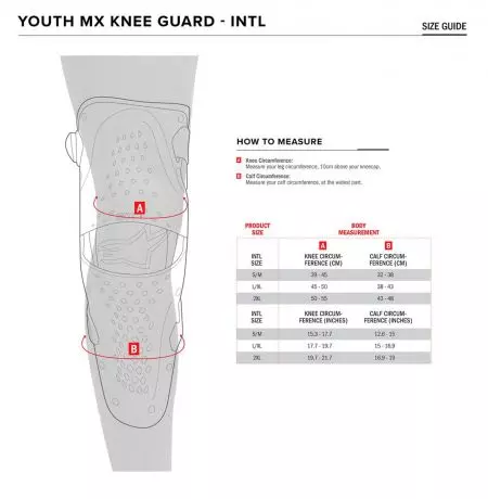 Ochraniacze kolan Alpinestars Youth SX-1 czarny czerwony S/M-3