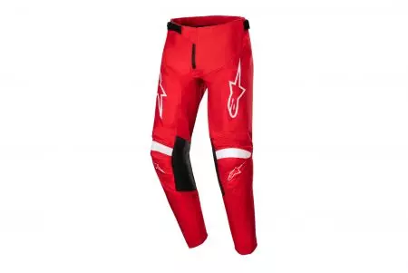 Spodnie cross enduro dziecięce Alpinestars Youth Racer Lurv czerwony biały 28-1