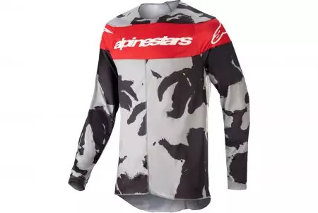Koszulka bluza cross enduro Alpinestars Racer Tactical camo czerwony XL - 3761223-9228-XL