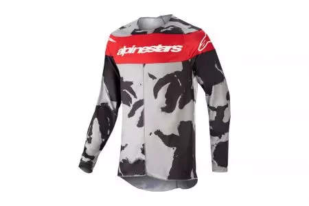 Koszulka bluza cross enduro dziecięca Alpinestars Youth Racer Tactical camo czerwony M-1