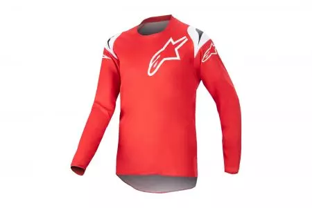 Koszulka bluza cross enduro dziecięca Alpinestars Youth Racer Narin czerwony biały S-1