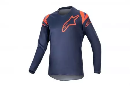 Koszulka bluza cross enduro dziecięca Alpinestars Youth Racer Narin niebieski pomarańczowy S - 3771823-7141-SM
