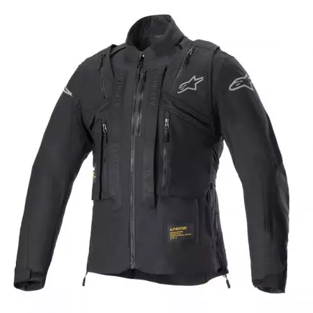 Alpinestars Techdura tekstilna motoristička jakna crna srebrna L-1