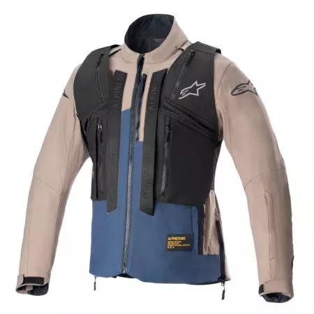 Alpinestars Techdura tekstilna motoristička jakna plavo smeđa crna 3XL - 3704524-8007-3X